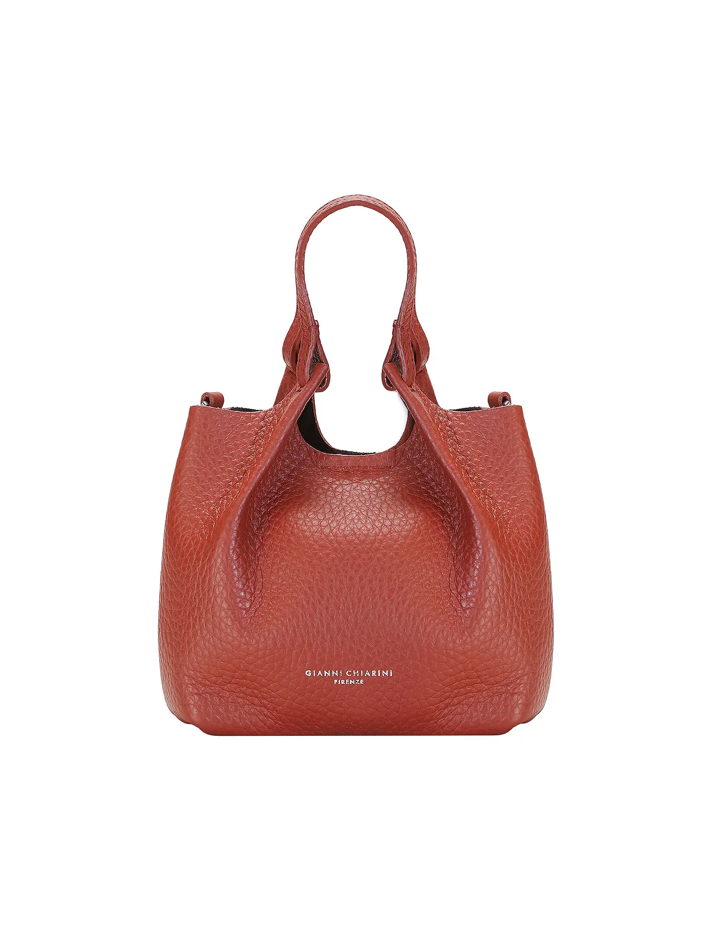 GIANNI CHIARINI | Ledertasche - Hobo Bag DUA Small | dunkelrot